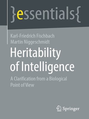 cover image of Heritability of Intelligence